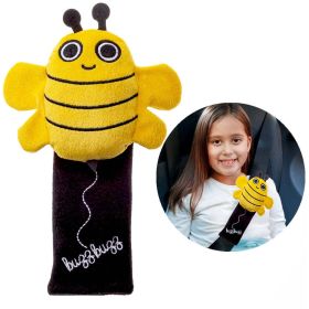 Milk&Moo Buzzy Bee Seatbelt Cover for Kids (Title: One Size)